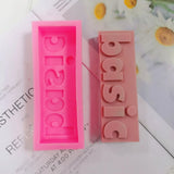 DIY 16 Designs Extra Babe Mood Words Slogan Candle Silicone Mold