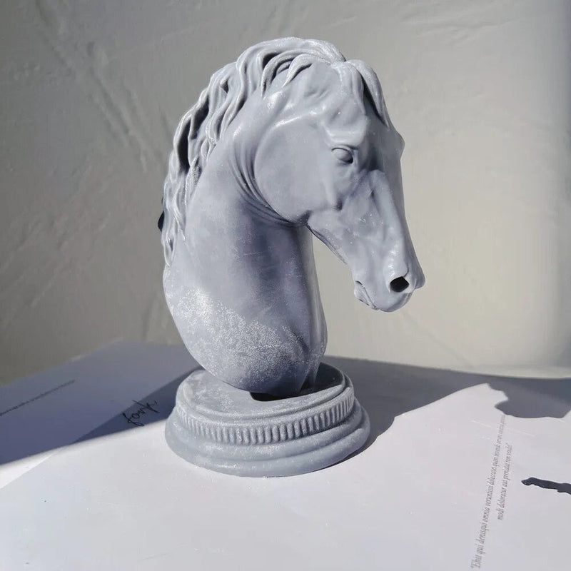 Horse Head Candle Mold