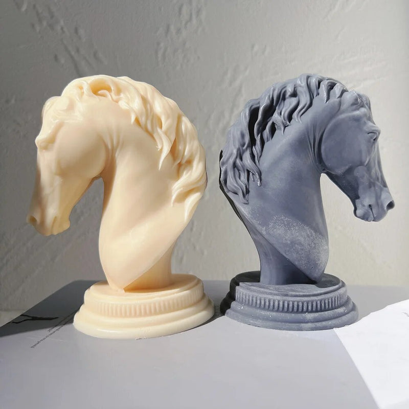 Horse Head Candle Mold