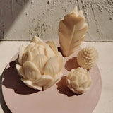 Big Size Lotus Bloom Flower Candles Mold