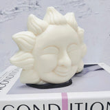 Happy Sun Flower Face Candle Mold