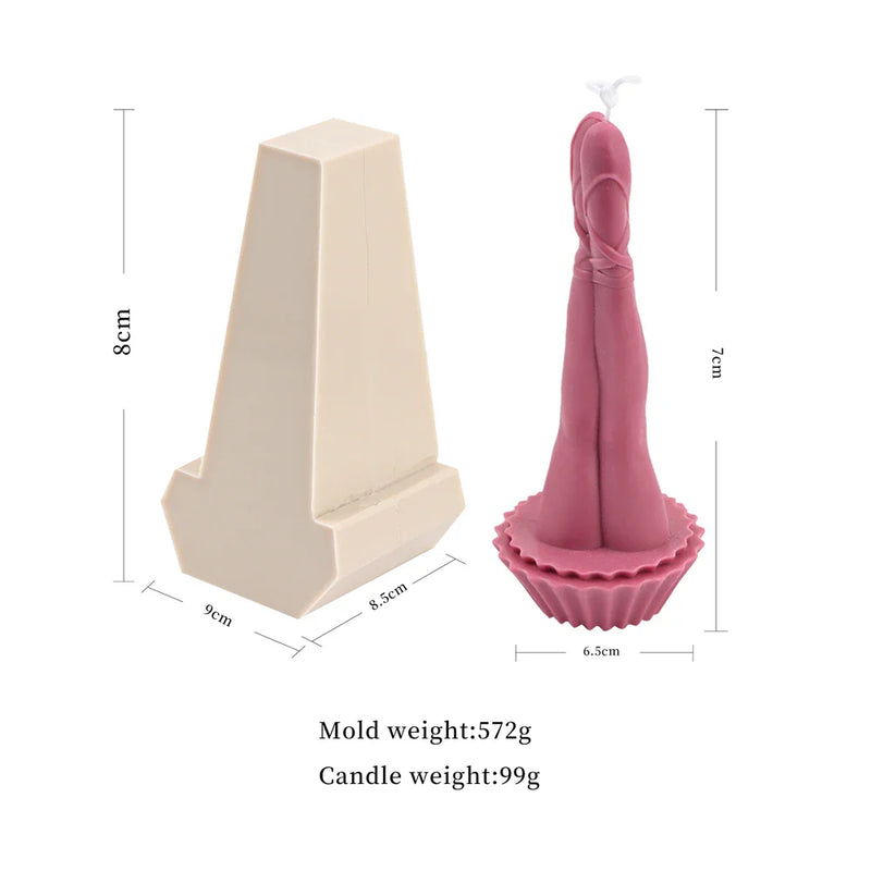 Lady Legs Silicone Candle Mold