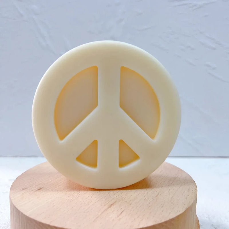 Peace Sign Candle Mold