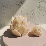 Big Size Lotus Bloom Flower Candles Mold