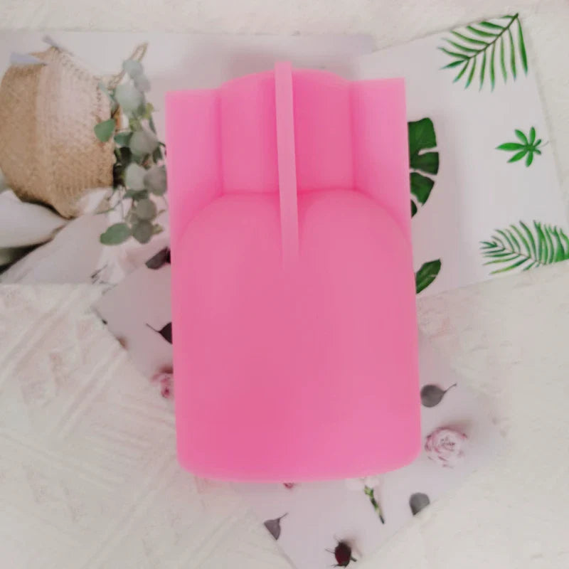 Vintage Perfume Bottle Candle Silicone Mold