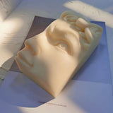 Half David Face Candle Mold