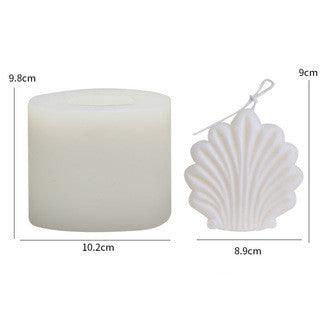 Handcrafted Scallop-Shaped Candle Mold for Elegant Home Décor Candles molds