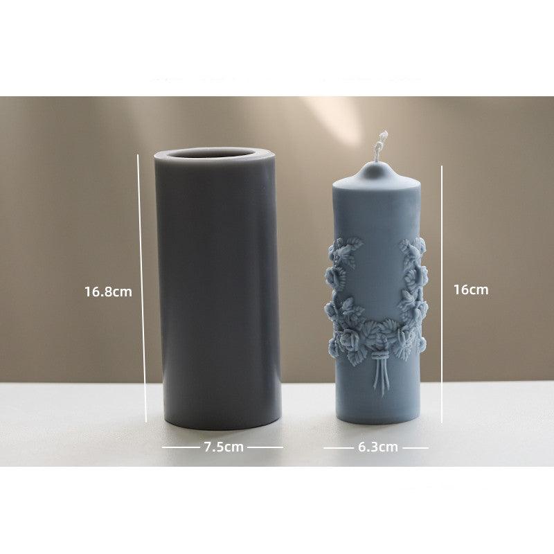 Handmade Cylindrical Scented Candle DIY Mold Candles molds