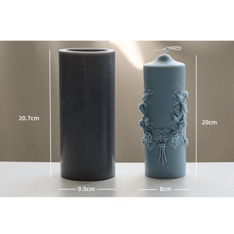 Handmade Cylindrical Scented Candle DIY Mold Candles molds