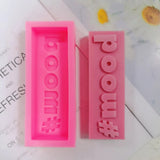 DIY 16 Designs Extra Babe Mood Words Slogan Candle Silicone Mold