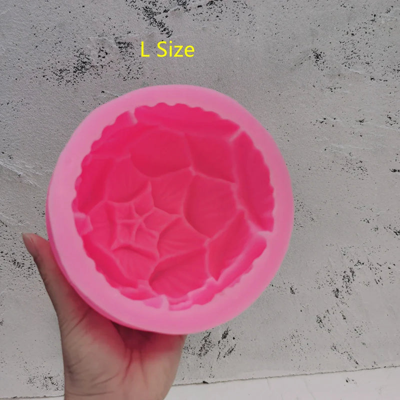 Big Size Lotus Bloom Flower Candles Mold