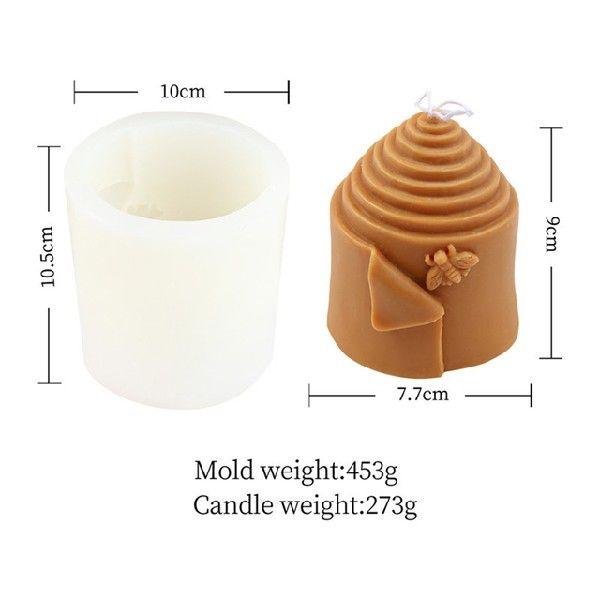 Honeycomb Design Silicone Candle Mold for Bee Wax Candle Making Candles molds