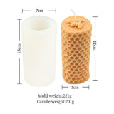 Honeycomb Design Silicone Candle Mold for Bee Wax Candle Making Candles molds