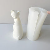 Elegant Cat Candle Mold