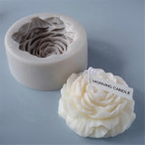 Large Peony Lotus Handmade Candle Silicone Mold Candles molds