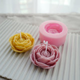 Large Silicone Mold for Handmade Peony Lotus Candles & Soaps Candles molds