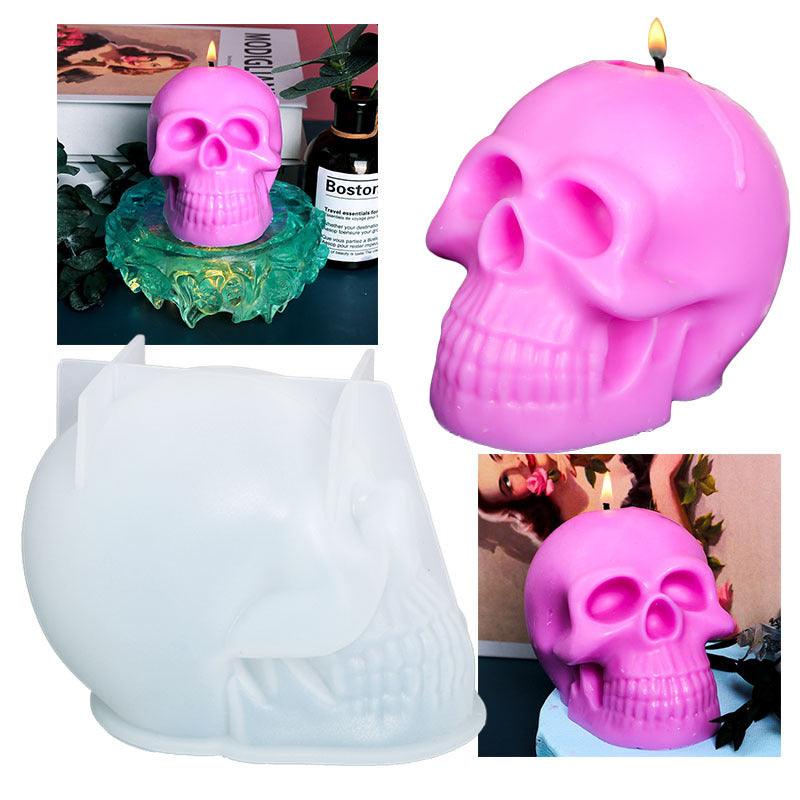 Laughing Skull Candle Mold Candles molds