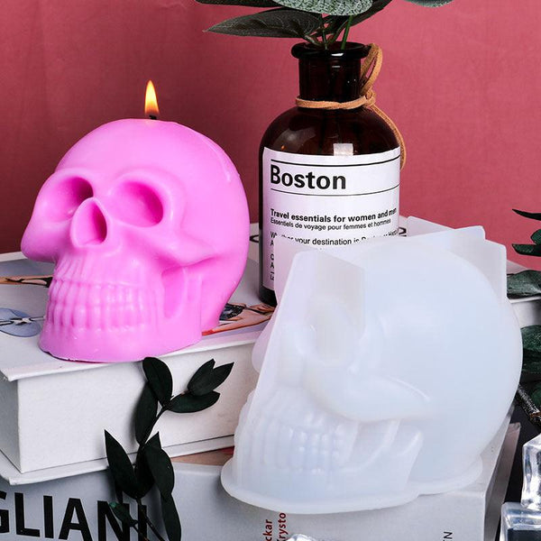 Laughing Skull Candle Mold Candles molds