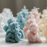 Little Angel Scented Candle Silicone Mold DIY Material Candles molds