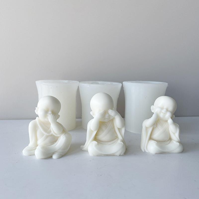 Little Monk Aromatherapy Homemade Candle Mold Candles molds