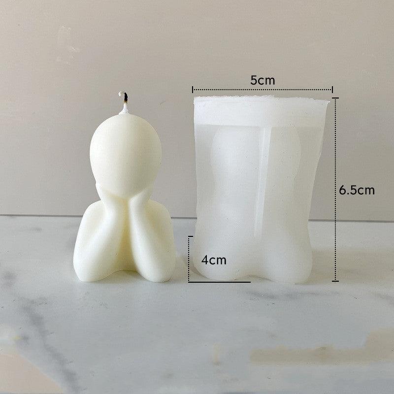 Lost in Thoughts Thinking Candle Silicone Mold Candles molds