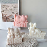 Love is in the Air: Heart Kiss Valentine's Day Candle Mold Candles molds