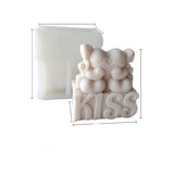 Love is in the Air: Heart Kiss Valentine's Day Candle Mold Candles molds