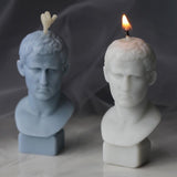 Marcus Vipsanius Agrippa Portrait Candle Mold - Unique Roman General Collectible Candles molds