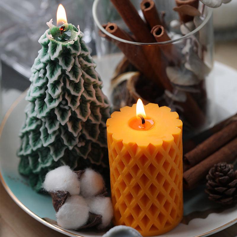 Mesh Cylindrical Candle Mold Korean Style Small Candles molds