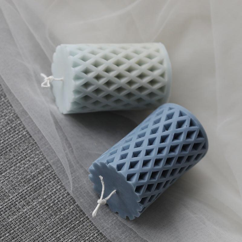 Mesh Cylindrical Candle Mold Korean Style Small Candles molds