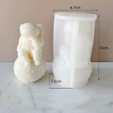 Moon Astronaut Modeling DIY Scented Candle Silicone Mold Candles molds