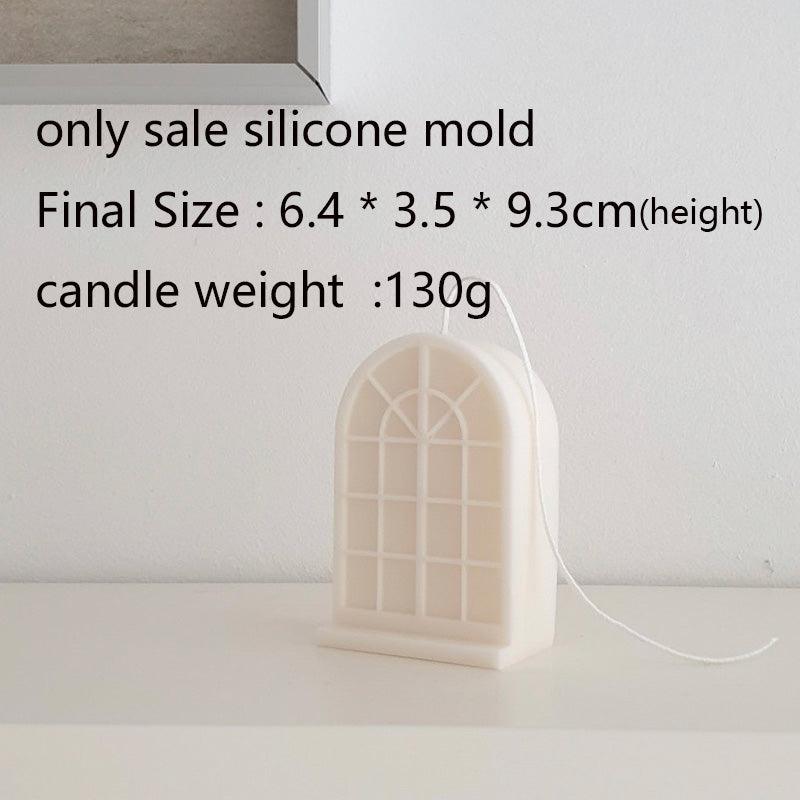 Multi-cell Window Scented Candle Mold Handmade Silicone Mold Candles molds