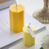 One-Piece Flat-Top Acrylic Hexagon Candle Mold Candles molds