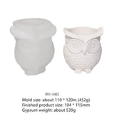 Owl Flower pot Silicone Mold Candles molds