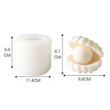 Pearl Shell Scented Candle Silicone Mold: Create Stunning Ocean-Inspired Candles Candles molds