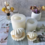 Pearl Shell Scented Candle Silicone Mold: Create Stunning Ocean-Inspired Candles Candles molds