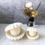 Pearl Shell Scented Candle Silicone Mold: Create Stunning Ocean-Inspired Candles Candles molds