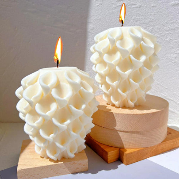 Petunia Pillar Silicone Candle Mold Candles molds