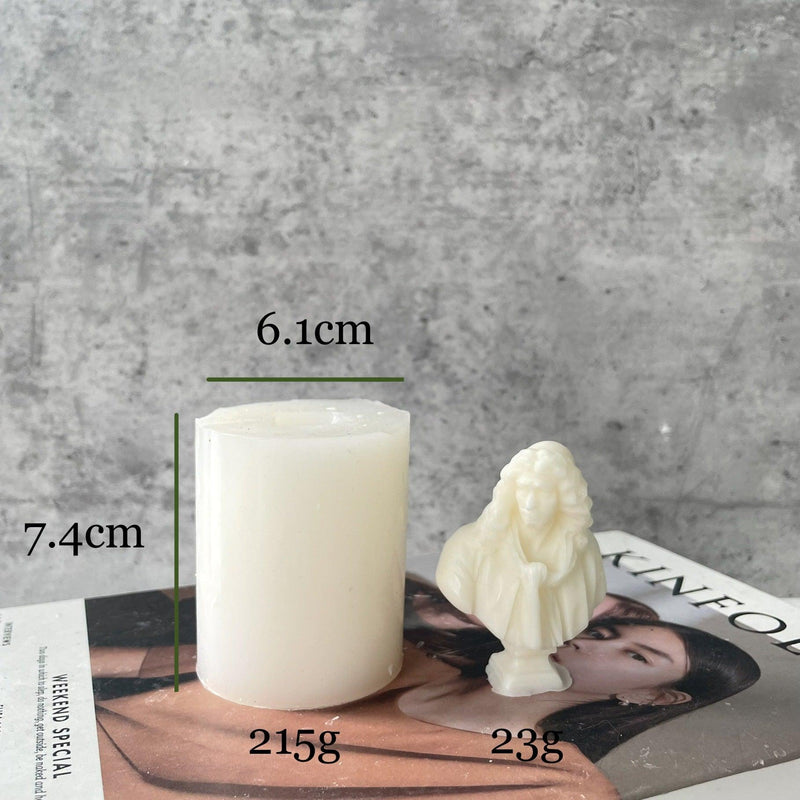 Portrait Statue Decoration Candle Mold Candles molds