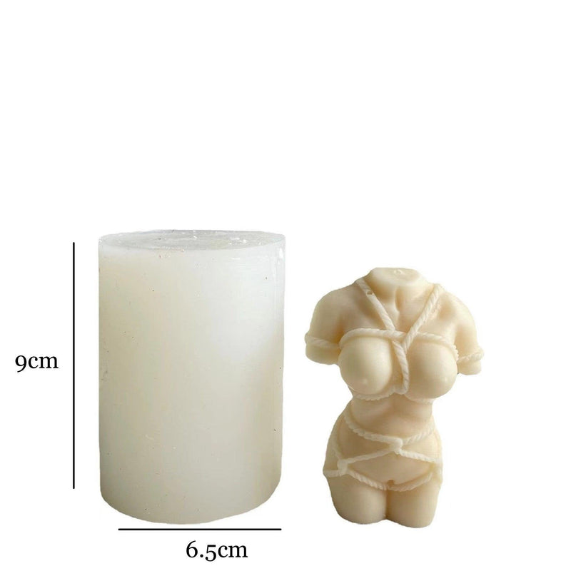 Pregnant tied body Candle Mold Candles molds