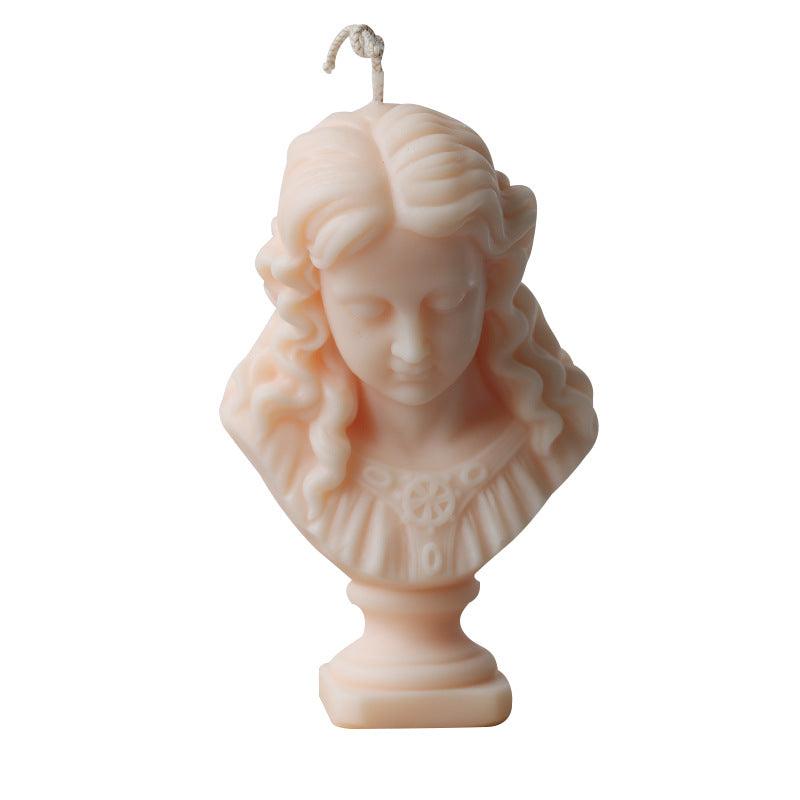 Retro Girl Bust Candle Mold Candles molds