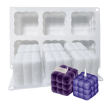 Rubik's Cube Bubble Silicone Candle Mold Candles molds