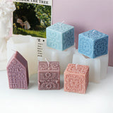 Square Totem Pattern Candle Mold for Home Decor