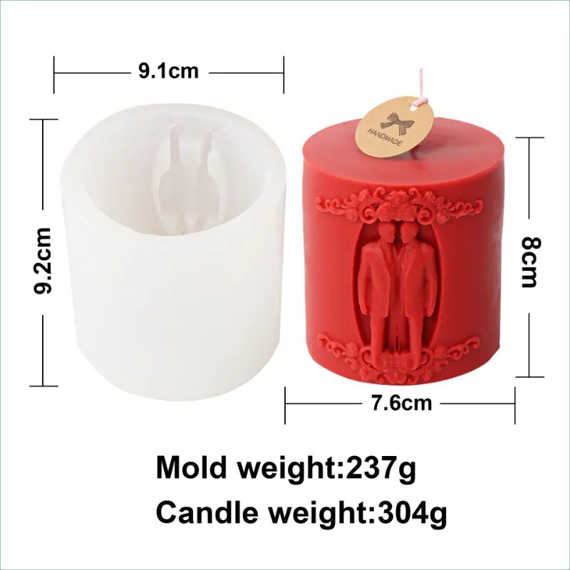 Newly-wed Candle Mold