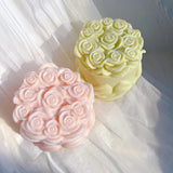 Rose Bouquet Candle Mold