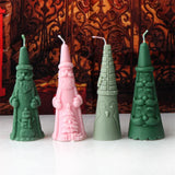 Long Hat Christmas Silicone Candle Molds