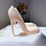 Lady High Heel Shoes Candle Mold