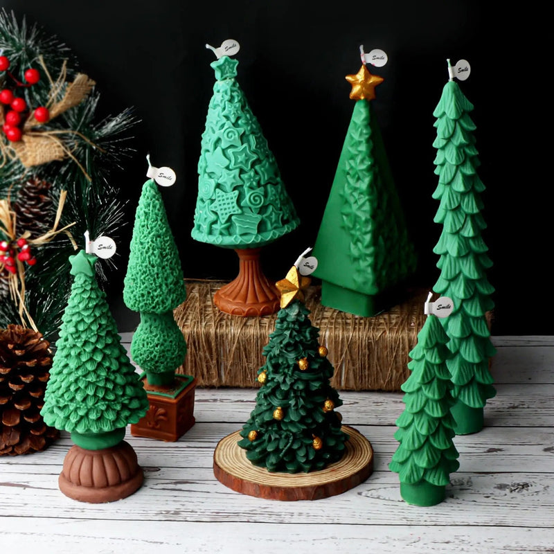 New Christmas Tree Candle Molds