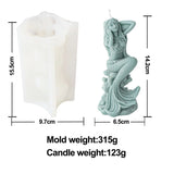 Mermaid Candle Mold