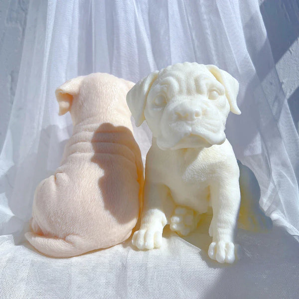 Boxer Puppy Candle Mold